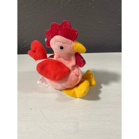 Ty Teenie Beanie Babies Strut The Rooster - Picture 2 of 4